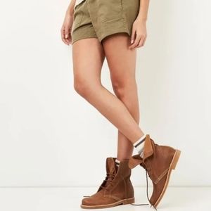 Roots Natural Brown Tribe Combat Boots